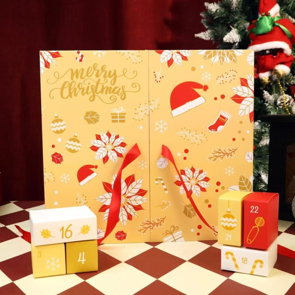 2026 yellow Christmas Advent Calendar 25 mini perfumes
