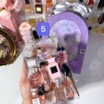 Exquisite purple mini perfume gift  set